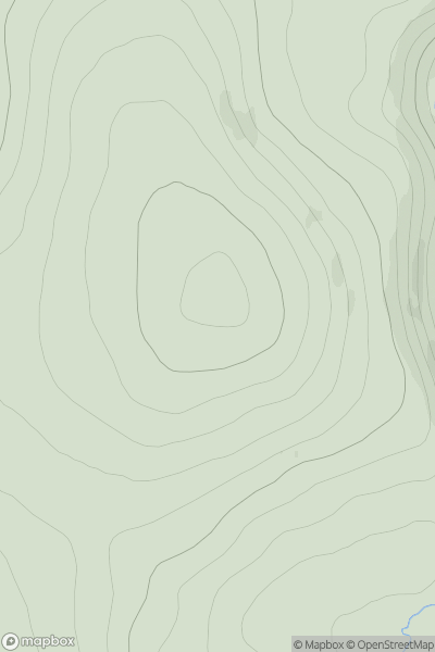 Thumbnail image for Mid Hill [Tongue to Wick and Helmsdale] showing contour plot for surrounding peak